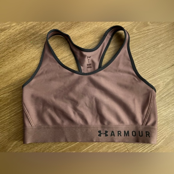 Under Armour Mid Keyhole Women's Sports Bra, Size S - Picture 6 of 6